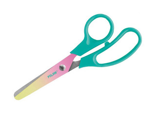 Scissors Milan Sunset, turquoise handle, 13.4cm
