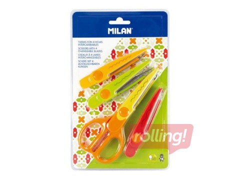 Scissors Milan Zig-zag, interchangeable blades, 16cm