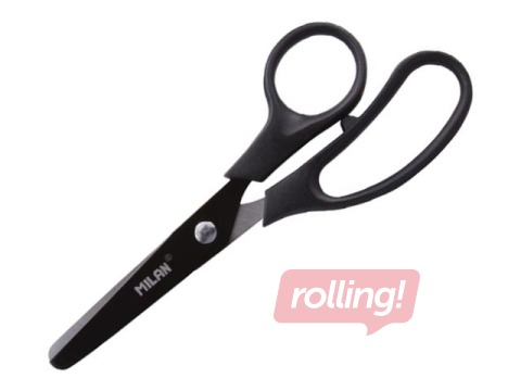Scissors Milan Basic, black, 13.4cm