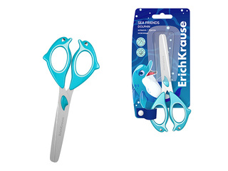 Children's Scissors ErichKrause, Dolphin, 13.5cm