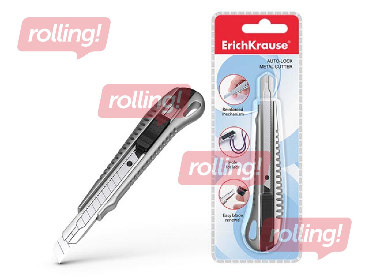 Paberinuga, metallist ErichKrause, 9mm