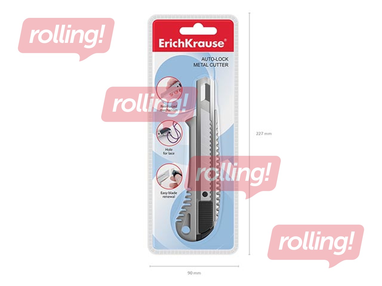 Nazis kancelejas ErichKrause, metāla, 18mm