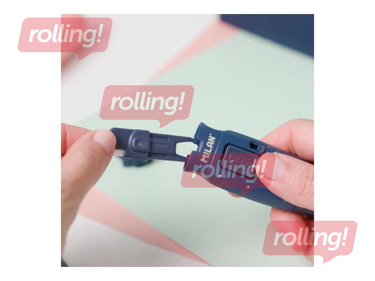 Keraamiline paberinuga Milan, Stick, keraamilise teraga, tumesinine