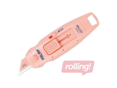 Blade cutter Milan, Stick, with ceramic blade, pink