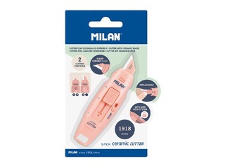 Blade cutter Milan, Stick, with ceramic blade, pink