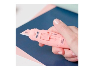 Blade cutter Milan, Stick, with ceramic blade, pink