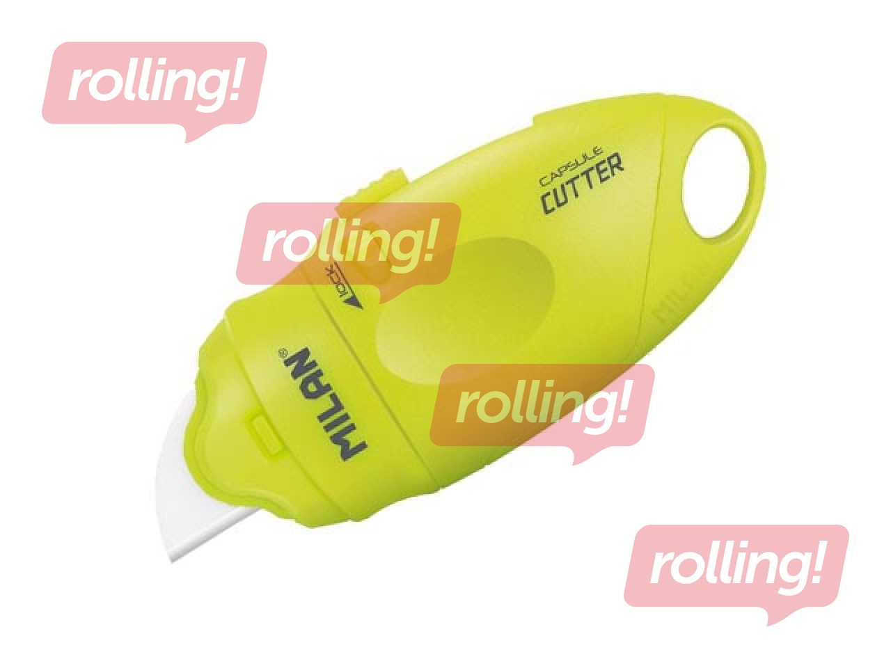 Keraamiline paberinuga Milan, Capsule Acid, keraamilise teraga, kollane