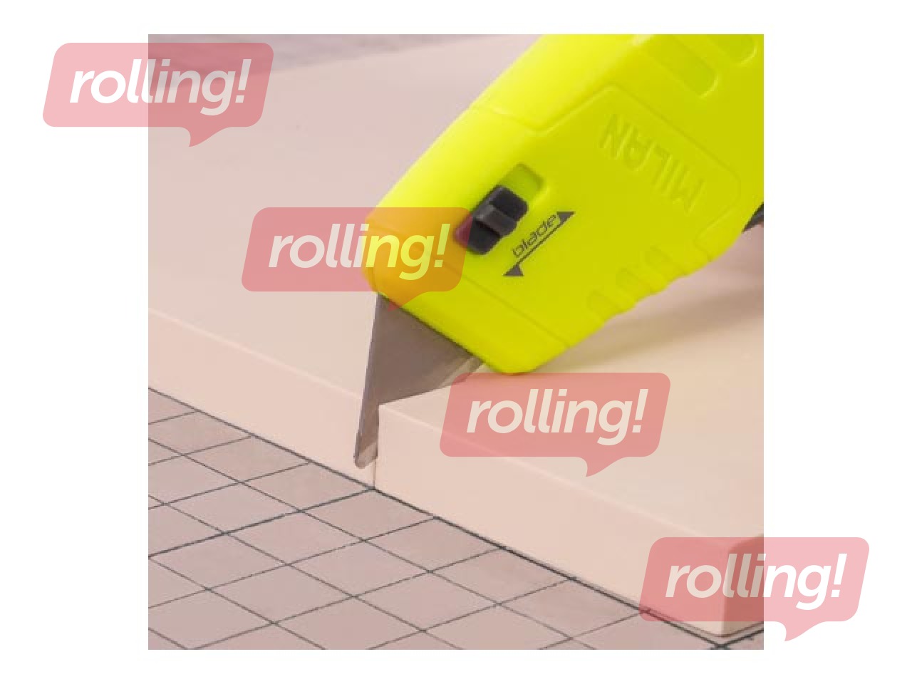 Keraamiline paberinuga Milan, Compact Acid, keraamilise teraga, kollane