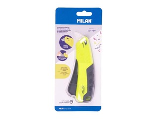 Nazis kancelejas Milan, Compact Acid, ar metāla asmeni, dzeltens