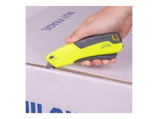 Nazis kancelejas Milan, Compact Acid, ar metāla asmeni, dzeltens