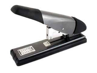 Stapler EAGLE 8538 heavy duty graphite, up to 100 pages, black/grey