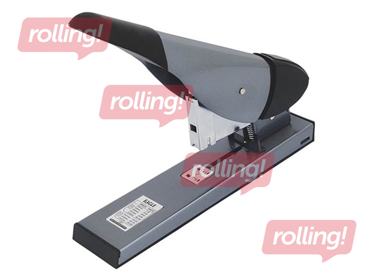 Stapler Eagle 8539 heavy duty graphite, up to 200pages, black/grey