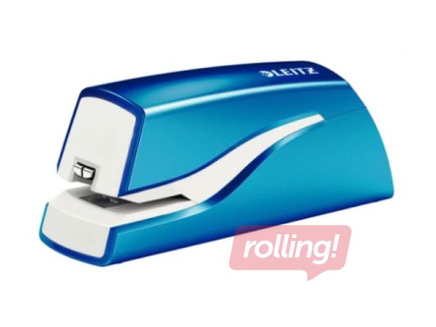 Электрический степлер Leitz WOW, на батарейках, синий 