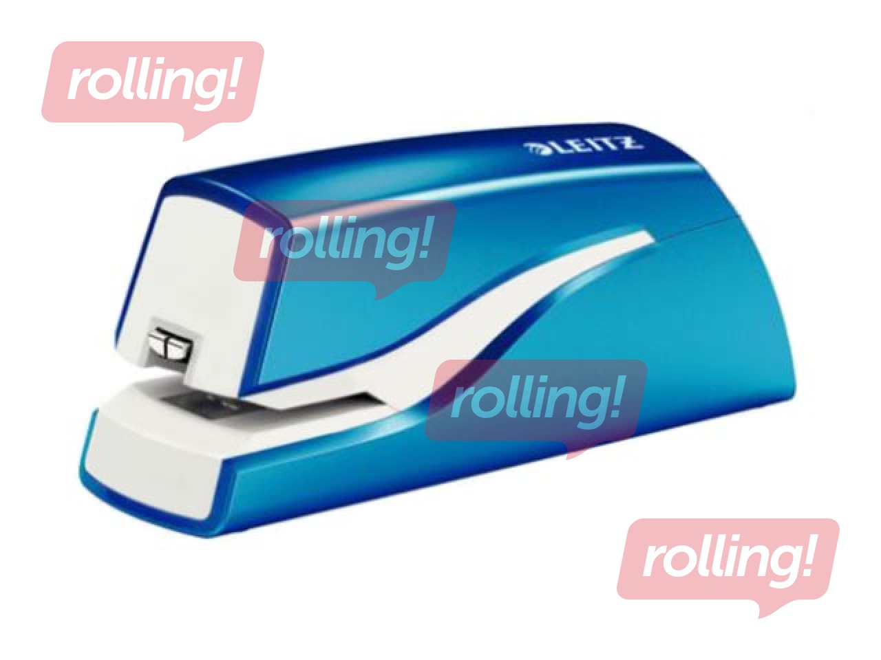 Электрический степлер Leitz WOW, на батарейках, синий 