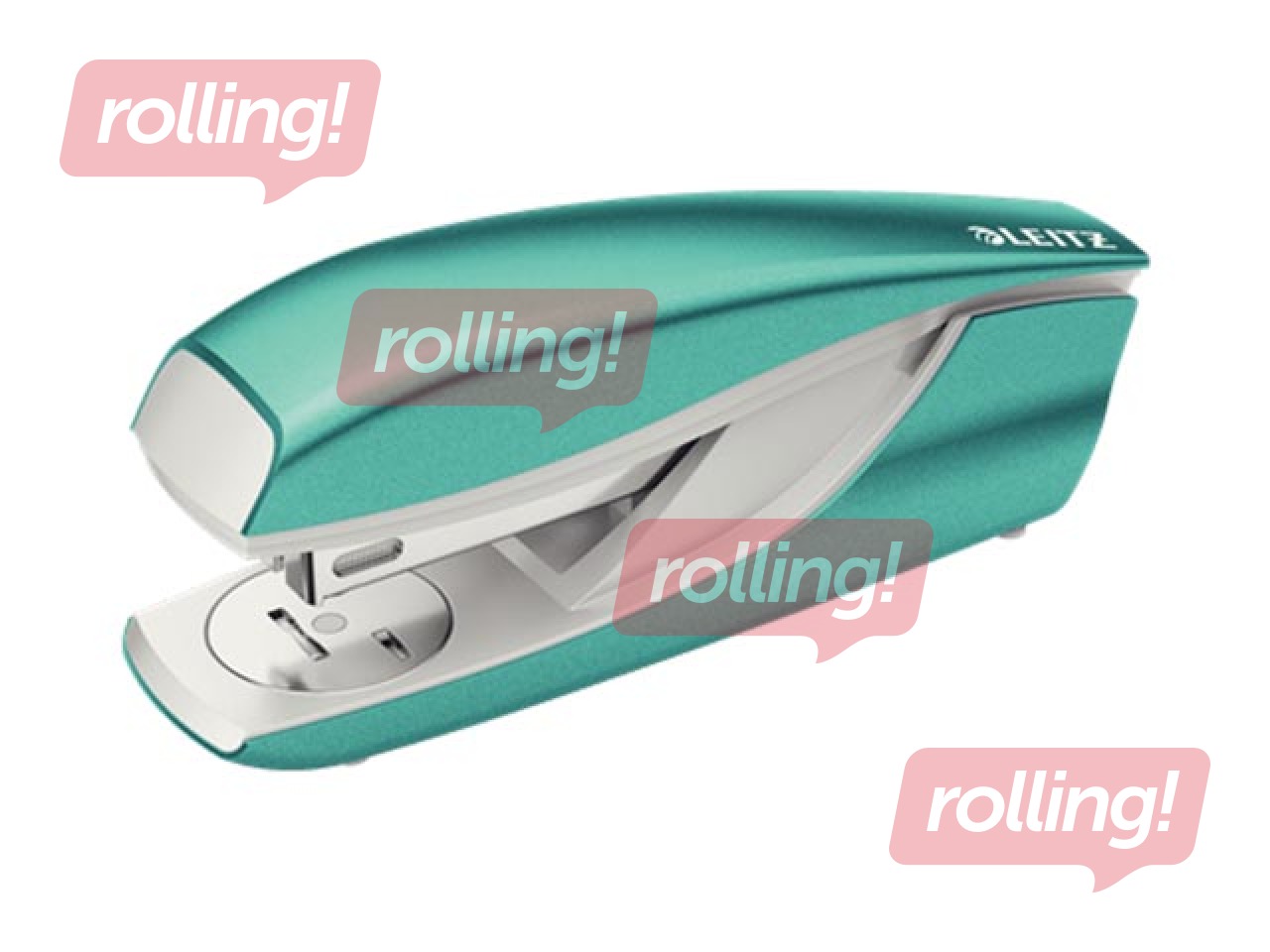 Stapler Leitz 5502 WOW, 30 sheets, ice blue