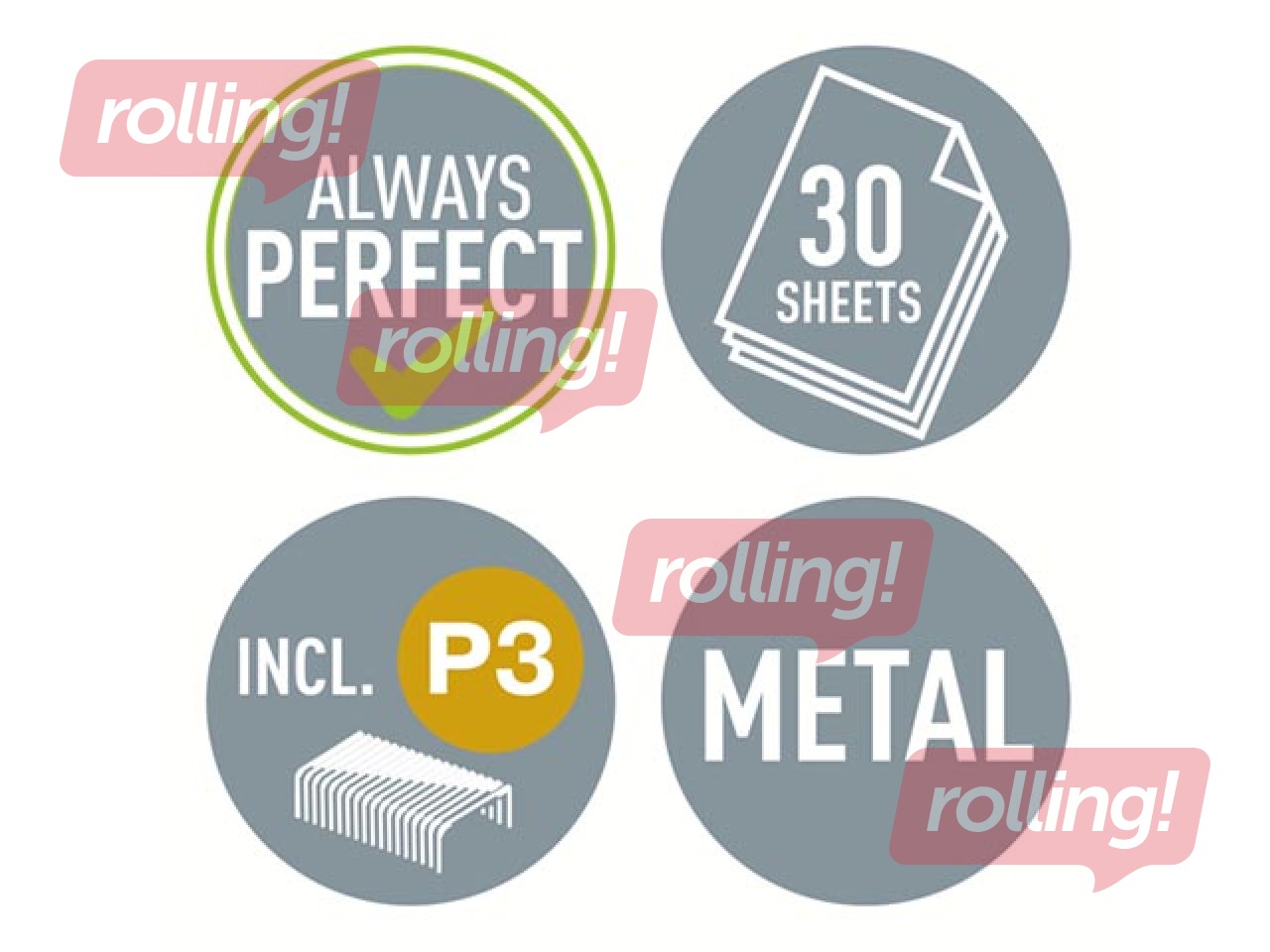 Skavotājs Leitz 5502 WOW, 30l, rozā 