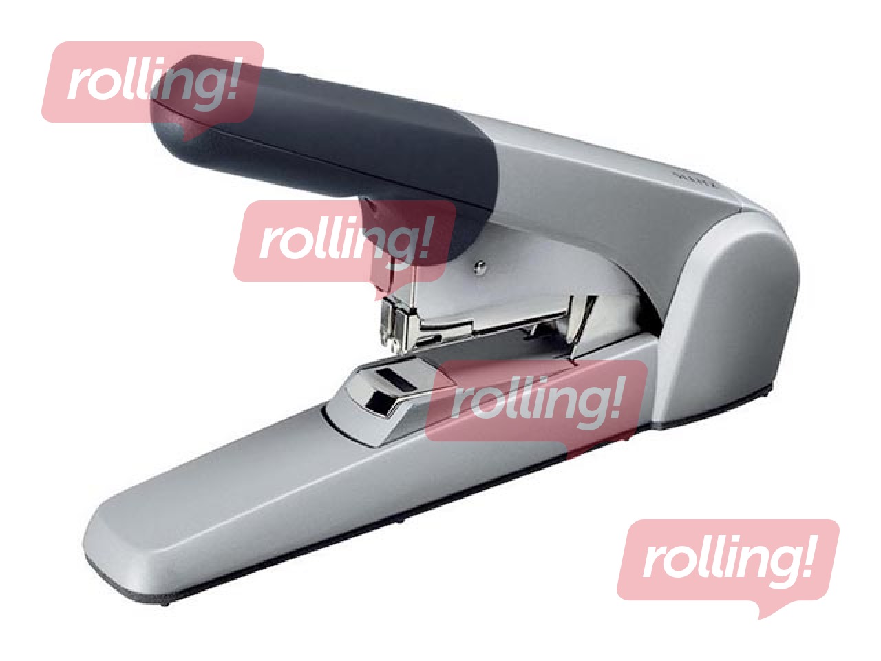 Klammerdaja Heavy Duty Leitz, 60 lehte, Flat Clinch, hall/must