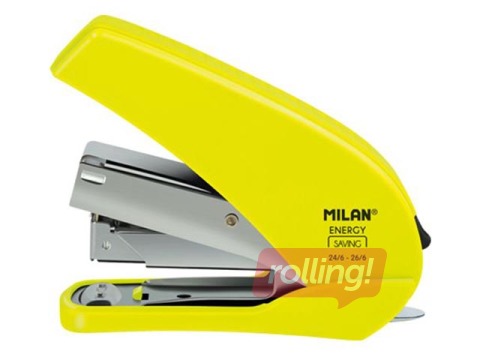 Klammerdaja Milan Acid, 20 lehte, kollane + 1000 tk. Klambrid