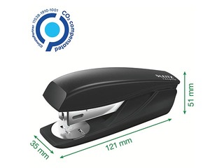 Stapler Leitz Recycle, 25 lapām, black