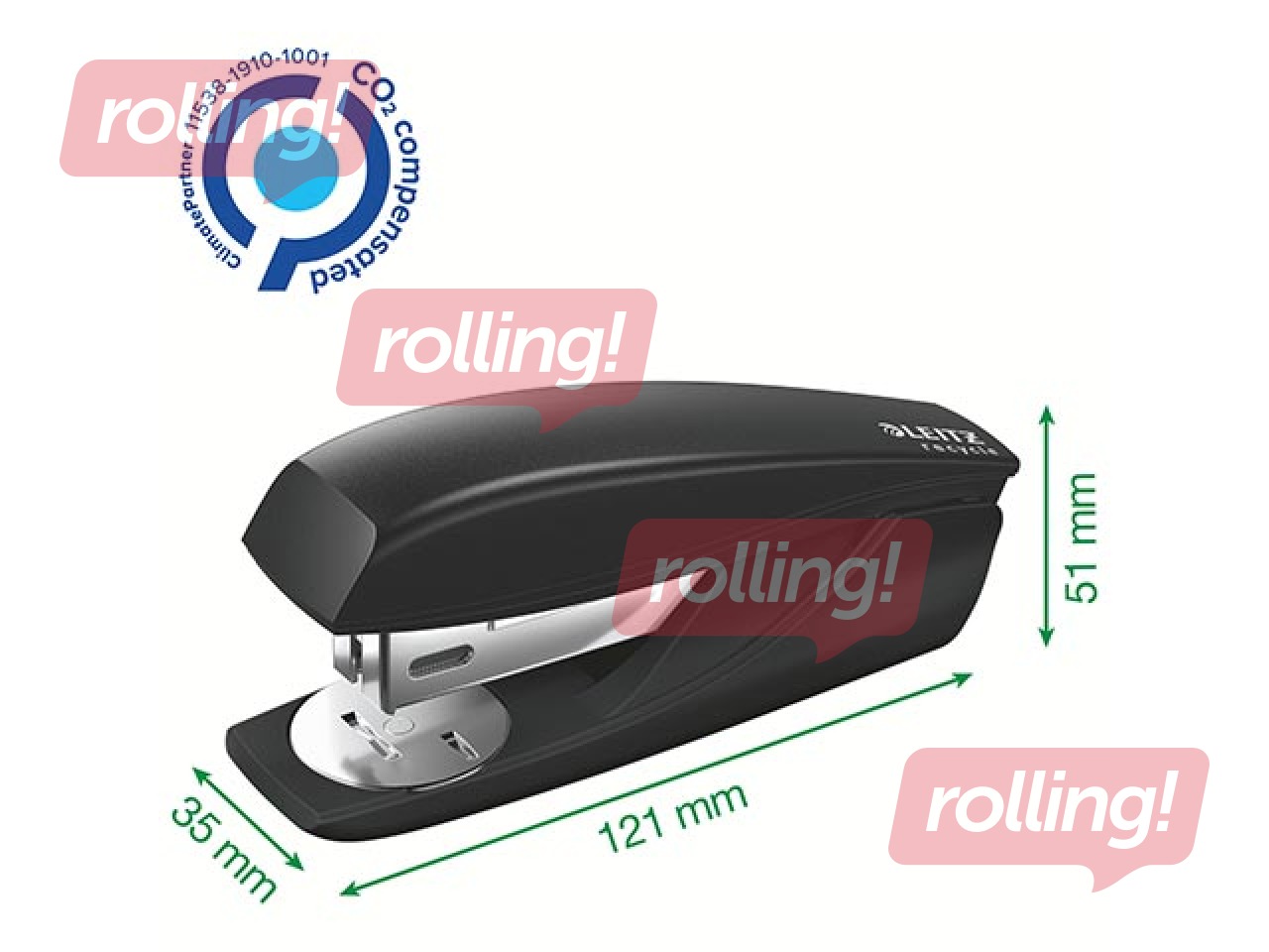 Stapler Leitz Recycle, 25 lapām, black