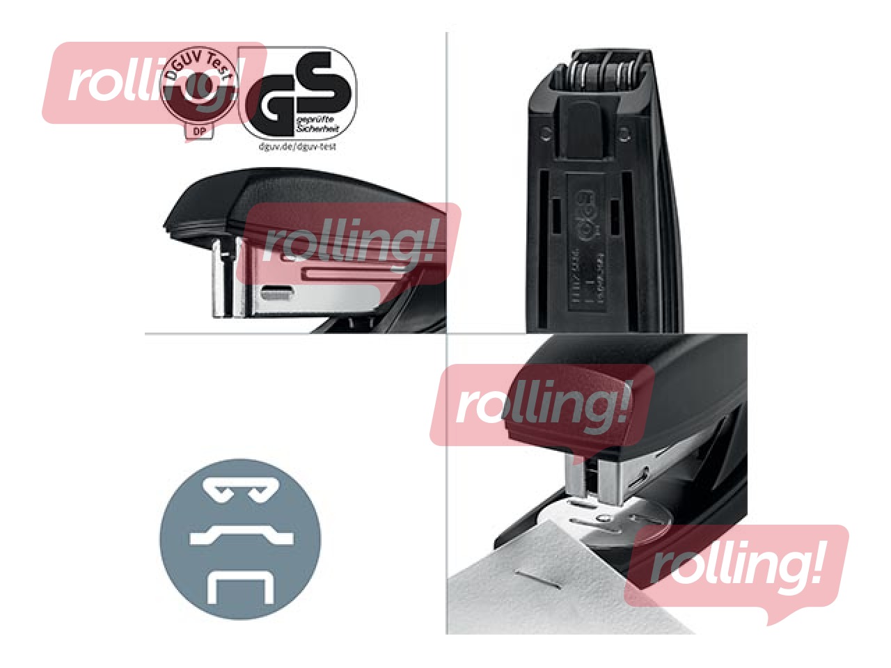 Stapler Leitz Recycle, 25 lapām, black
