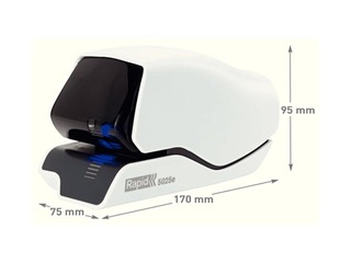 Electic stapler Rapid 5025e, FlatClinch, 25 sheets, white