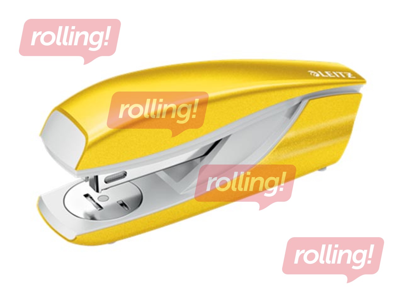 Stapler Leitz 5502 WOW, Metal, 30l, yellow
