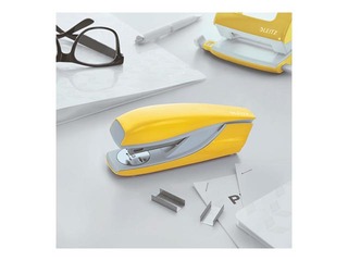 Stapler Leitz 5502 WOW, Metal, 30l, yellow