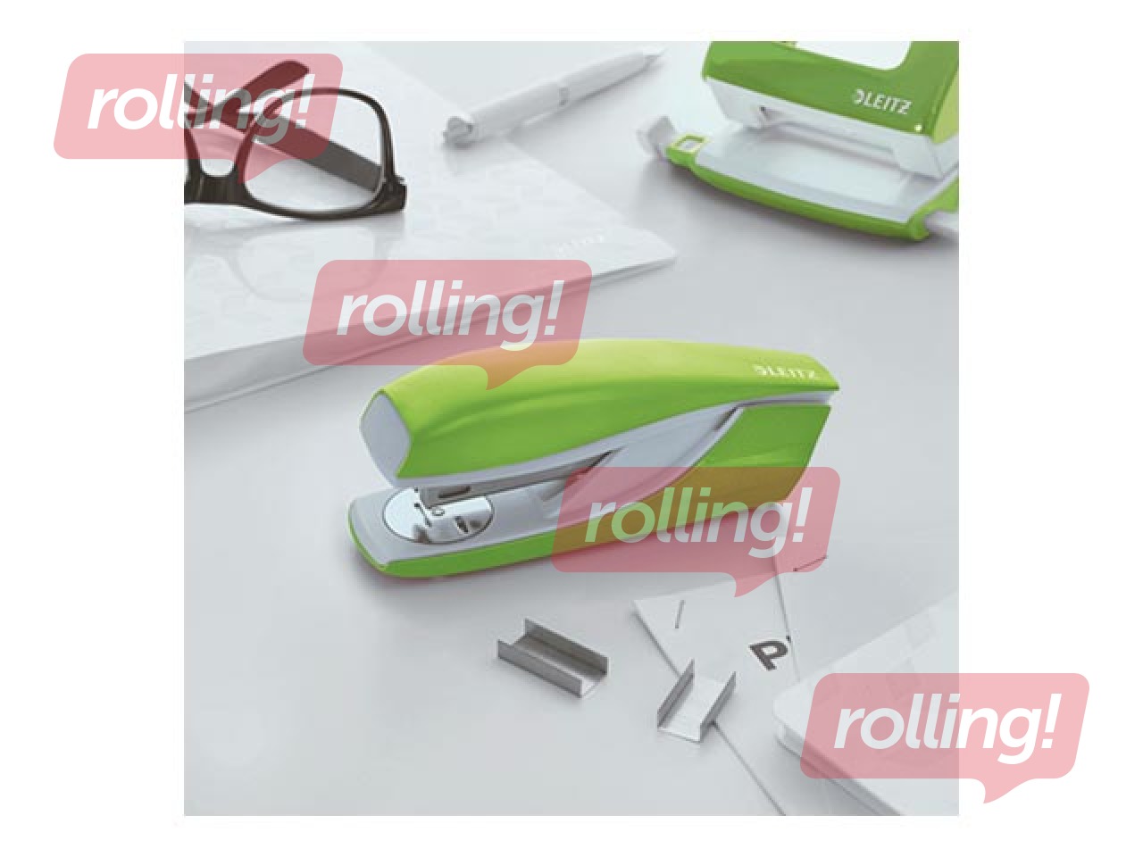 Stapler Leitz Cosy, 30 sheets, green