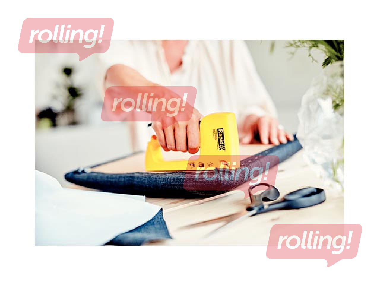 Staple gun Rapid R13E, 4-10 mm, yellow