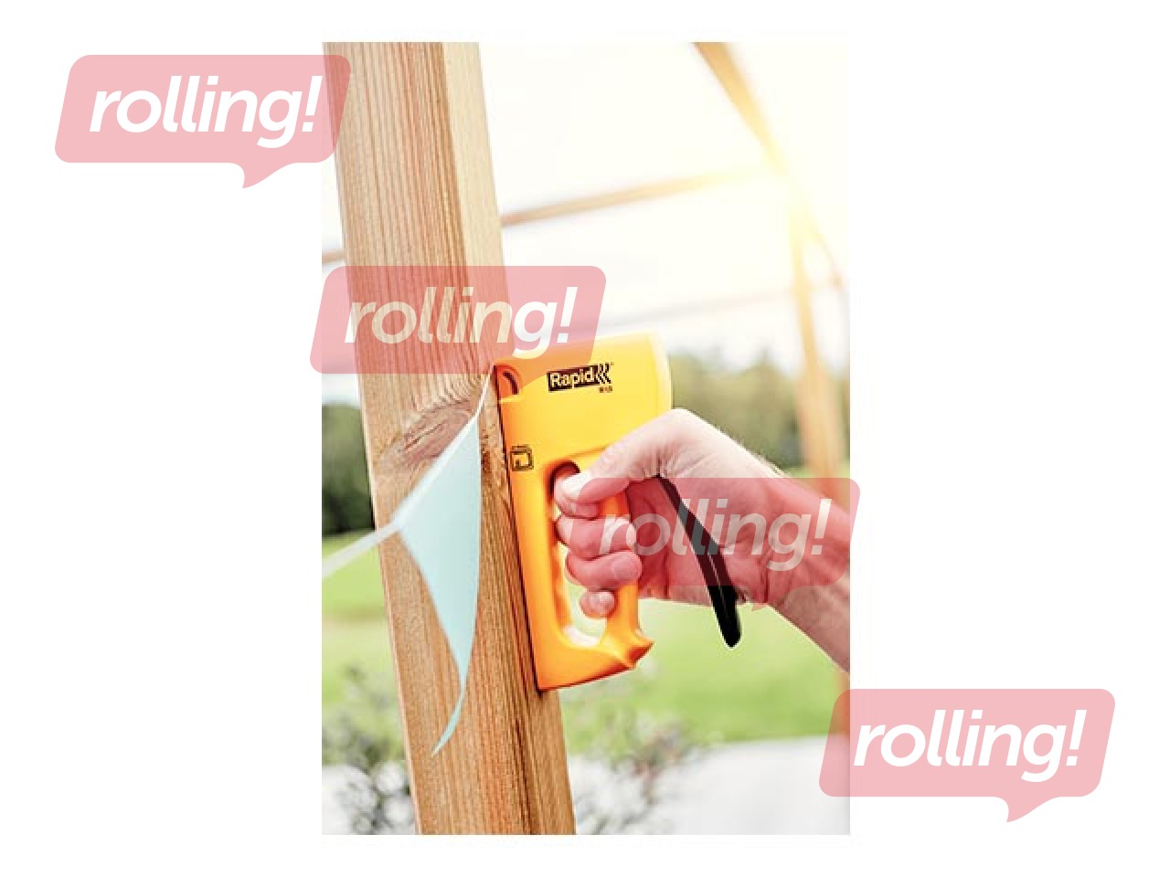 Staple gun Rapid R13E, 4-10 mm, yellow