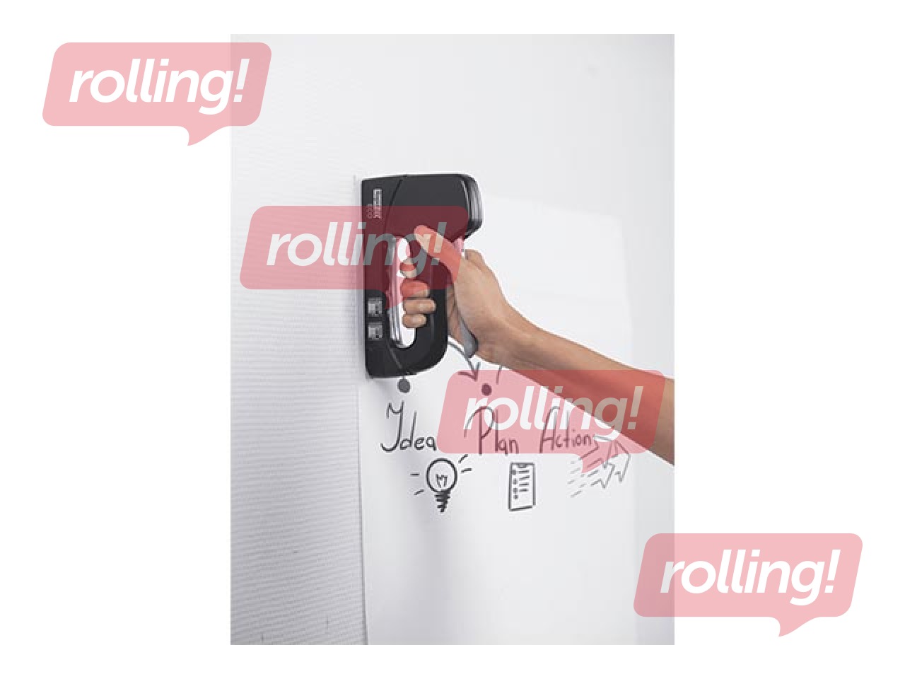 Staple gun Rapid Eco, 4-8mm, plastic, black