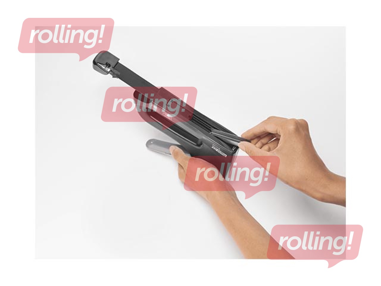 Staple gun Rapid Eco, 4-8mm, plastic, black