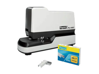 Electric stapler, Rapid, Pro 90EC, white, for up to 50 sheets