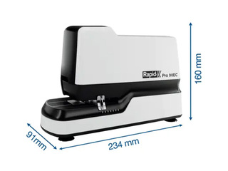 Elektriline klammerdaja, Rapid, Pro 90EC, valge, kuni 50 lehte