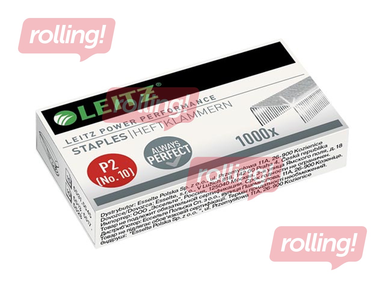 Скобы Leitz N10, 1000 шт.