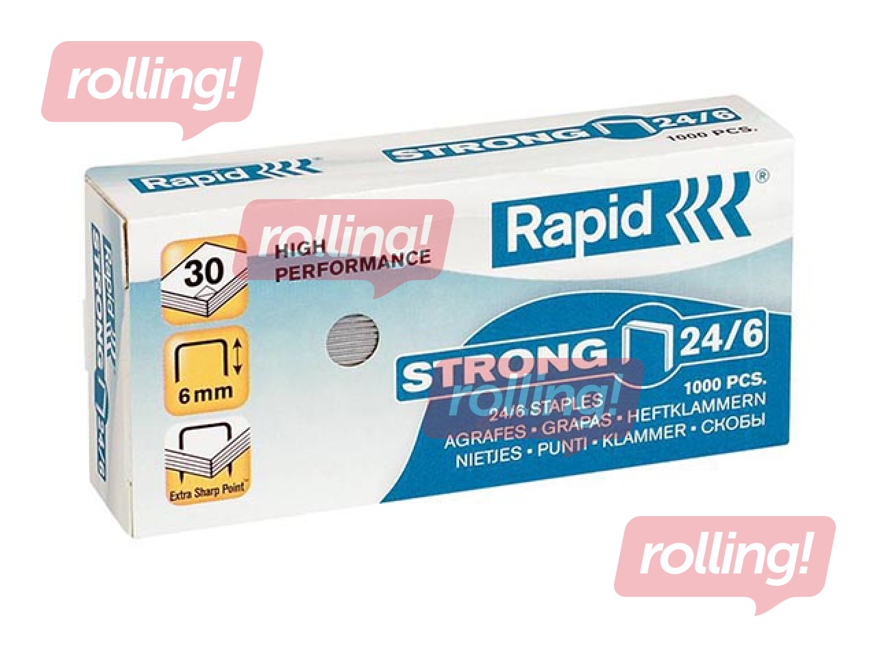 Klambrid Rapid Strong N 24/6, 1000 tk.