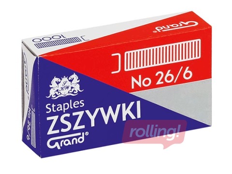 Staples Grand Nr.26/6, 1000 pcs.