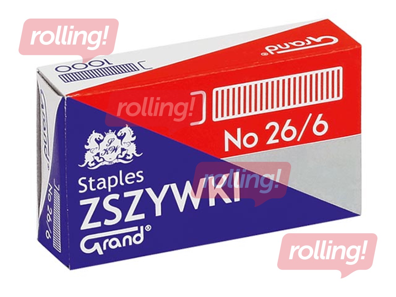 Staples Grand Nr.26/6, 1000 pcs.