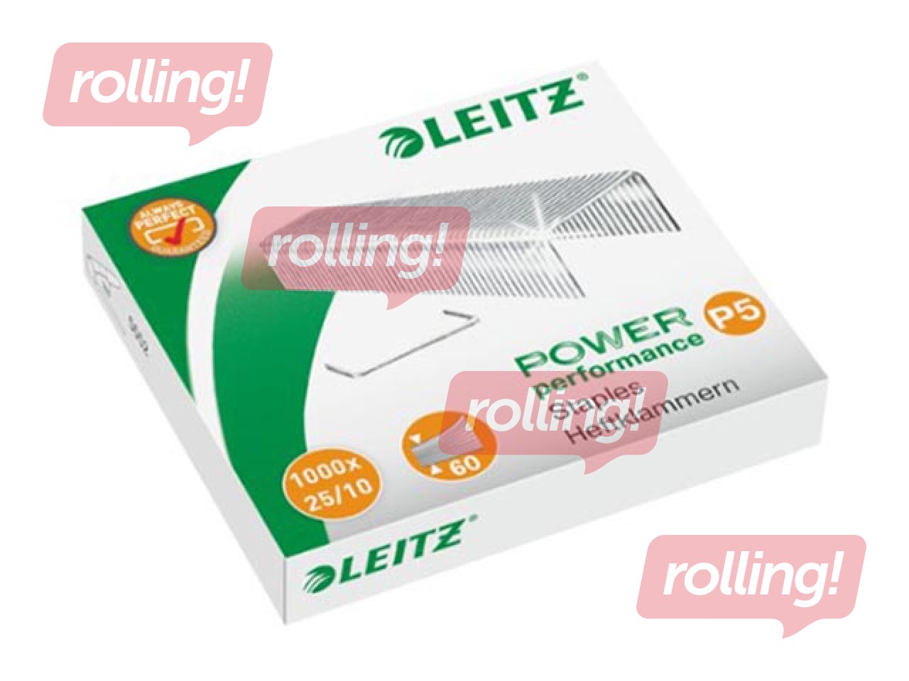 Klambrid Leitz Nr.25/10, 1000 tk