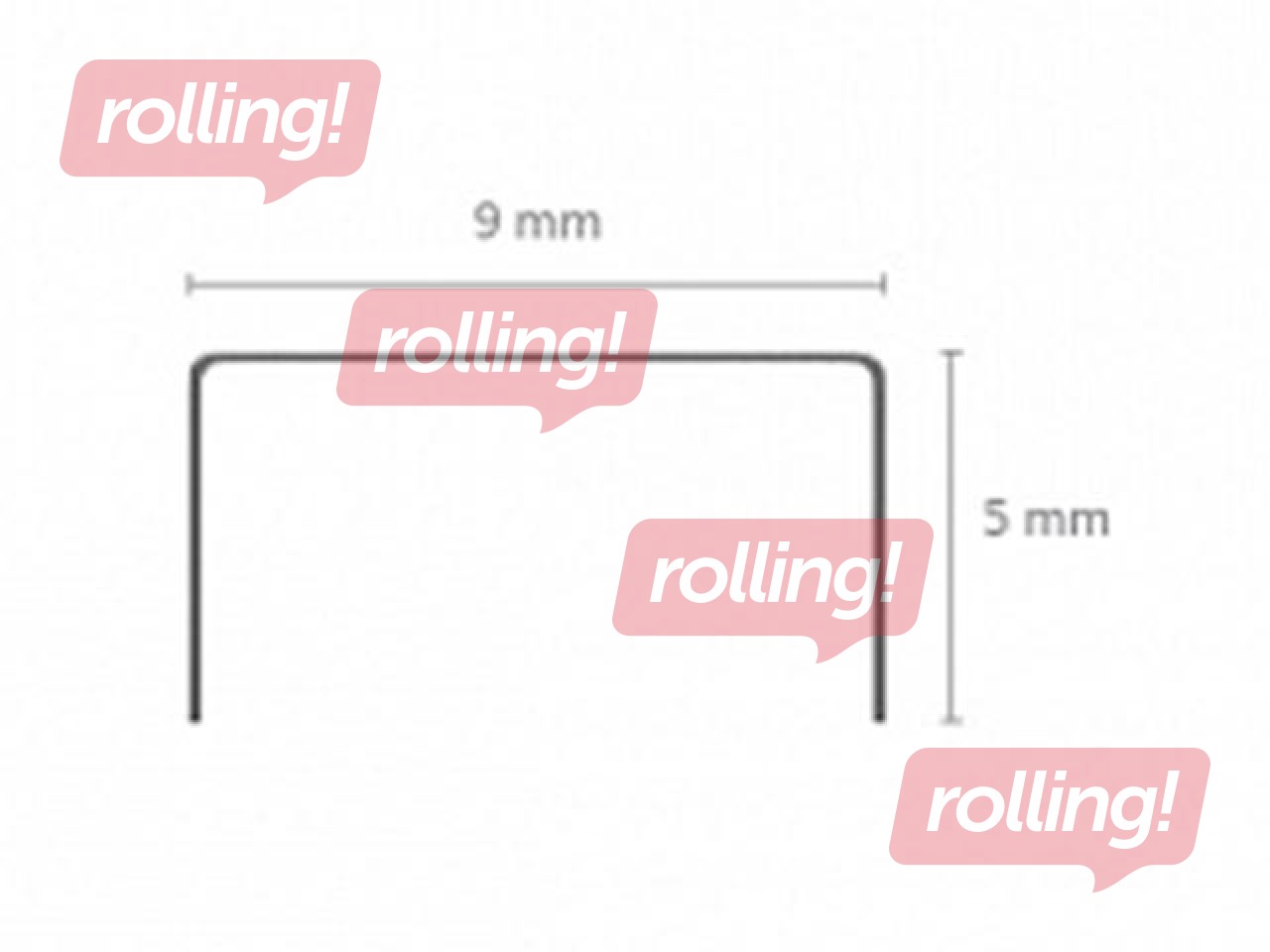 Klambrid ErichKrause Nr.10, 1000 tk.