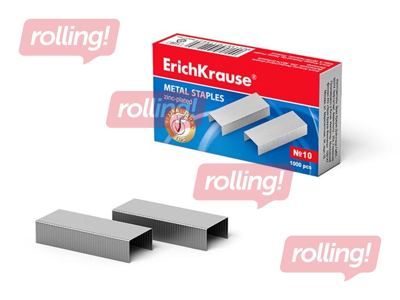 Скобы ErichKrause №10, 1000 шт.