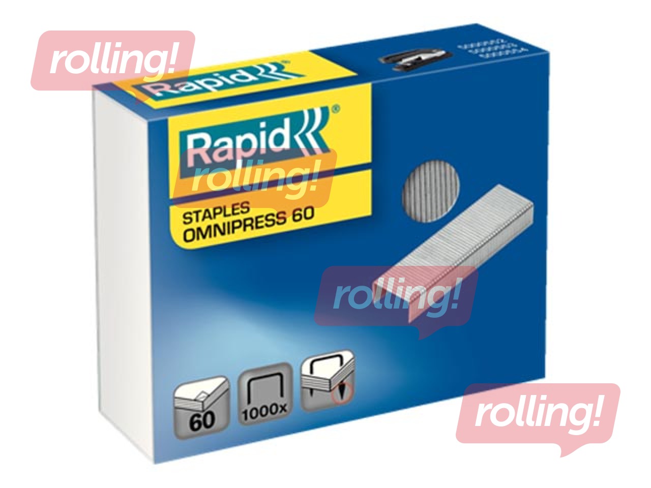 Staples Rapid Omnipress 60, 1000 pcs.