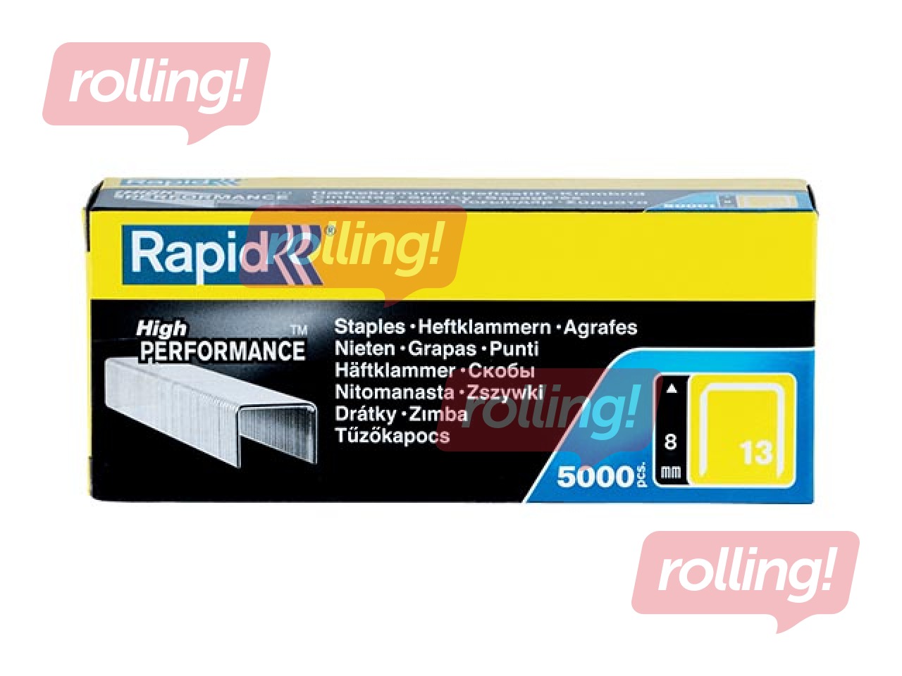 Staples Rapid Nr. 13/8, 5000 pcs.