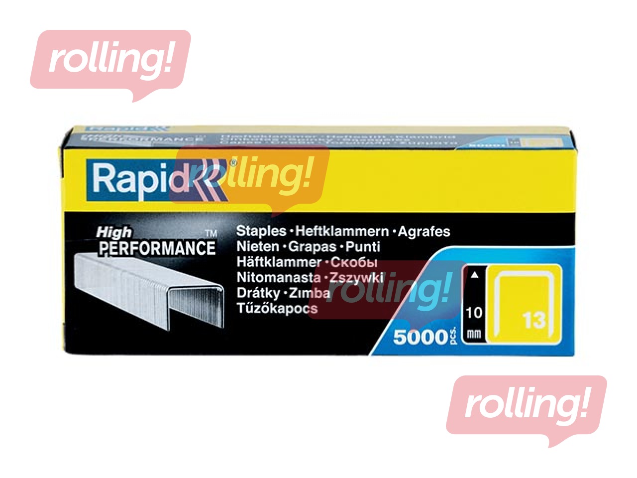 Staples Rapid Nr. 13/10, 5000 pcs.