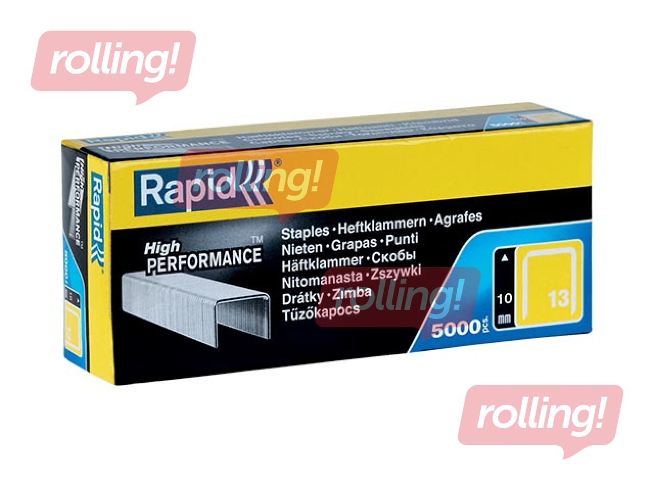 Staples Rapid Nr. 13/10, 5000 pcs.