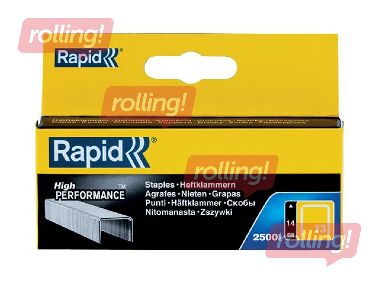 Скобы Rapid Nr. 13/14, 2500 шт.