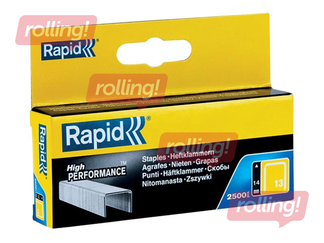 Скобы Rapid Nr. 13/14, 2500 шт.