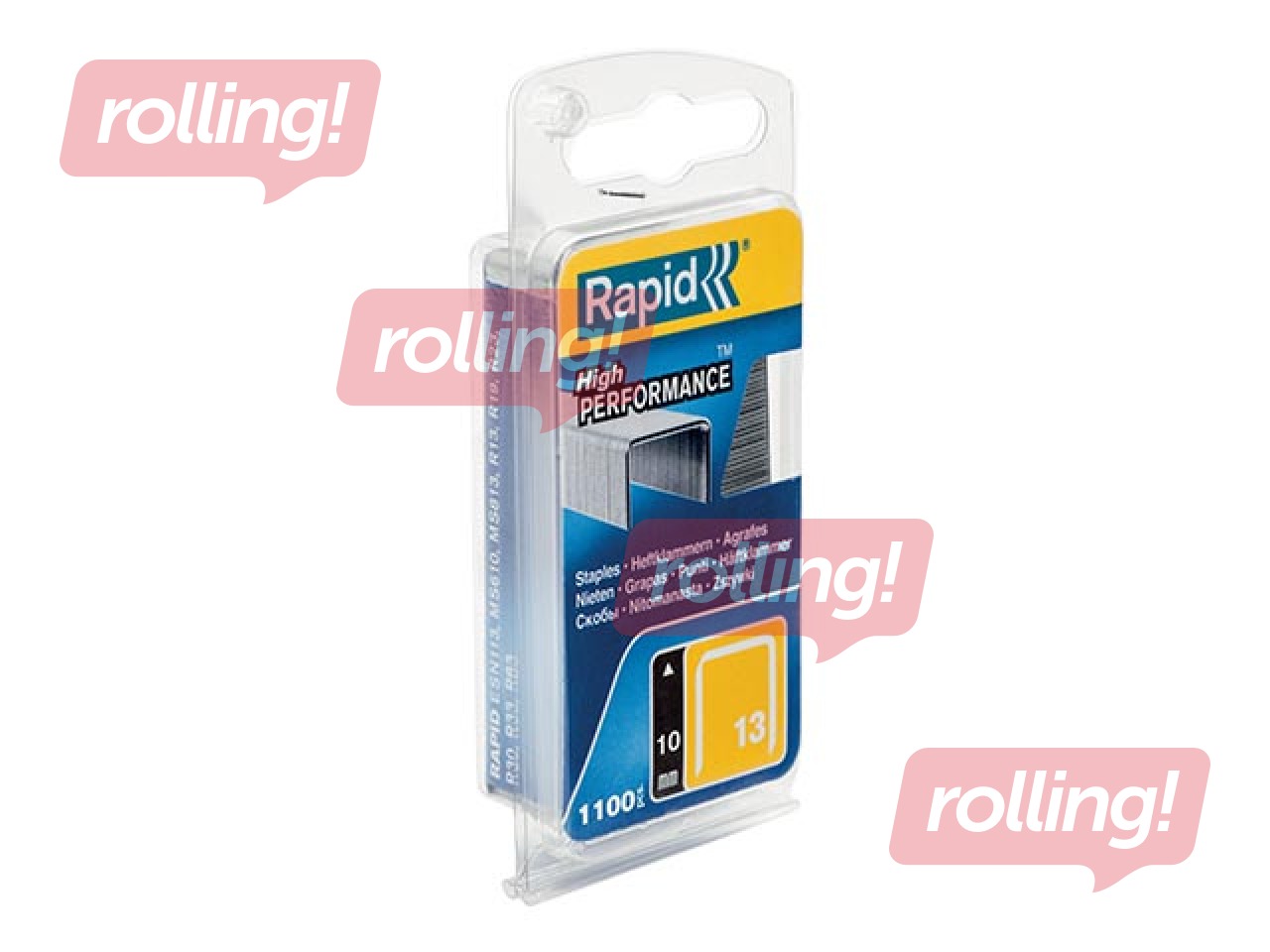 Скобы Rapid Nr. 13/10, 1600 шт.
