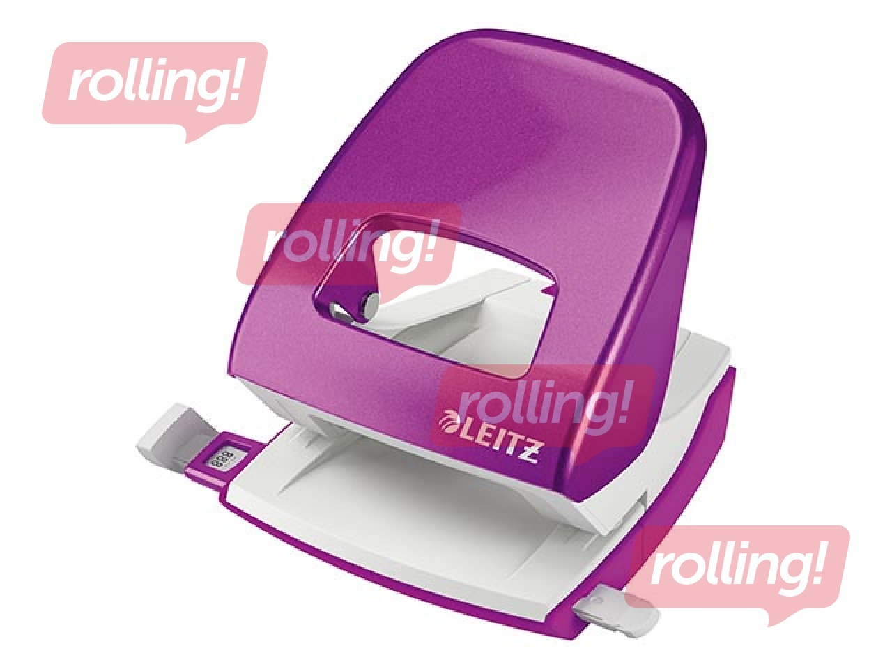 Hole Punch Leitz 5008 Metal, 30l., purple